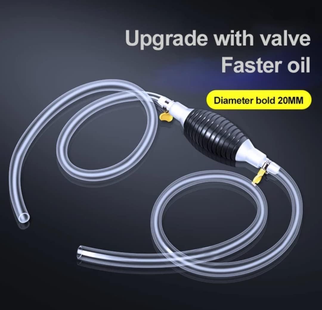 9085A Fuel Transfer Pump Kit, High Flow Siphon Hand Oil Pump, Portable Manual Car Fuel Pump for Petrol Diesel Oil Liquid Water Transfer Pump DeoDap 9085A Fuel Transfer Pump Kit, High Flow Siphon Hand Oil Pump, Portable Manual Car Fuel Pump for Petrol Diesel Oil Liquid Water Transfer Pump DeoDap